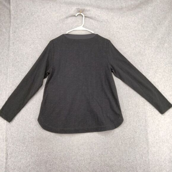 Soft Surroundings Danielle Button Shirt Wmns Sz SP Black V-Neck Cardigan Charm - Picture 9 of 12